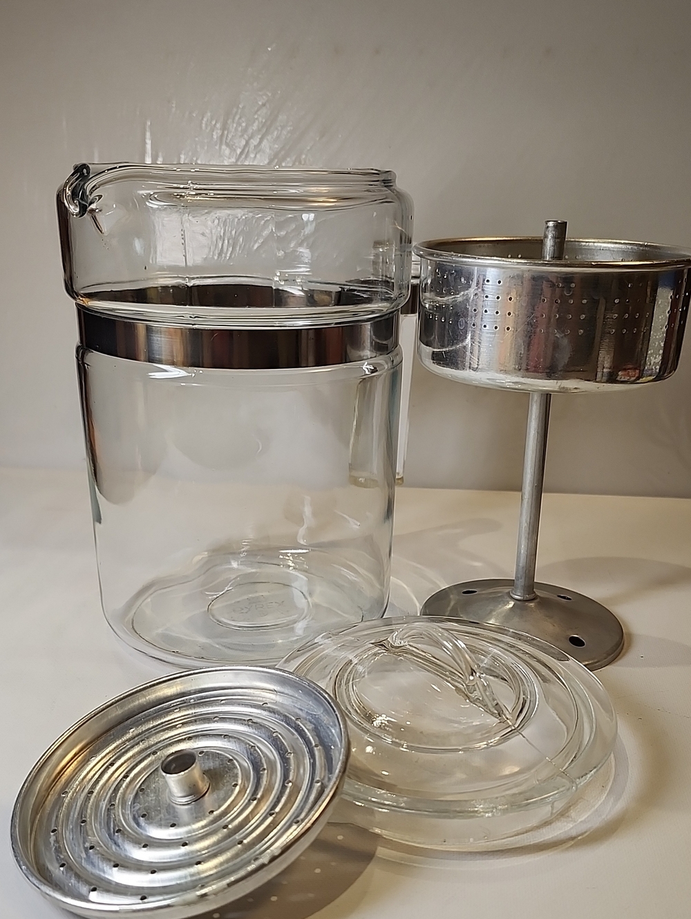 Vintage Pyrex 7826b 6cups Glass Percolator Stovetop - Picture 2 of 6